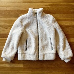 Target Universal Thread Fuzzy White Jacket